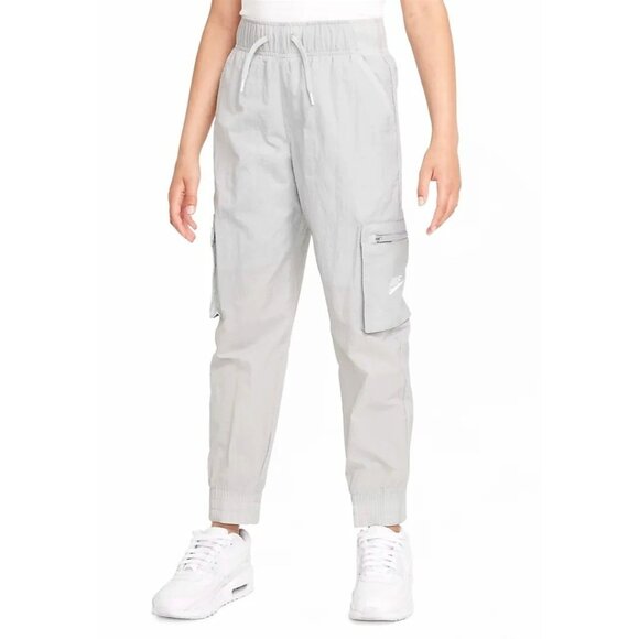 AND NOW WHAT- MENS LIGHT GREY PULLOVER ELASTIC WAIST TAPPER LEG PANTS X-LARGE